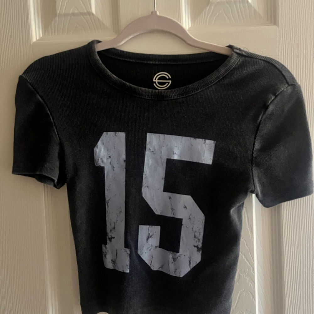 Black Graphic Kids Shirt